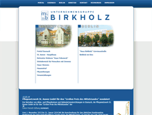 Tablet Screenshot of birkholz-net.de